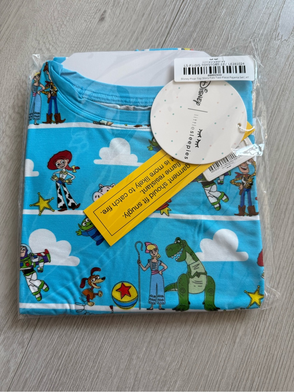 Little Sleepies Toy Story long sleeve pj set (blue)
